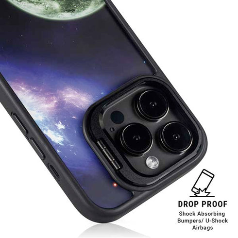 Bird-Shaped Nebula iPhone 15 Pro Kickstand Case